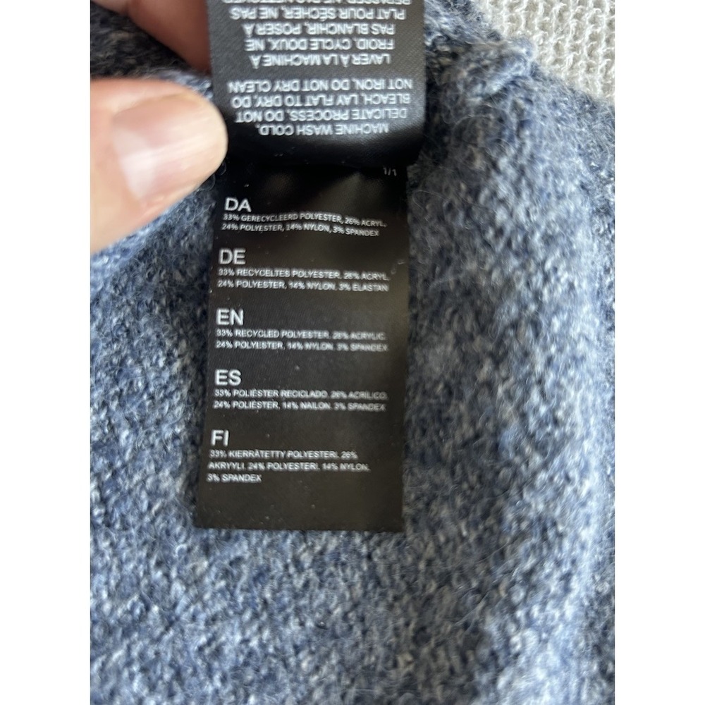 Kuhl Women's Blue Color Block Ombre Sweater V Neck Size Large - Picture 6 of 7